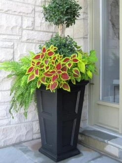 Fairfield Self-Watering Tall Patio Planters, 28” -Optimal Garden Care 39 342 103V tif