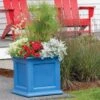 Fairfield Self-Watering Square Planter, 20” X 20” -Optimal Garden Care 39 618 04215 tif