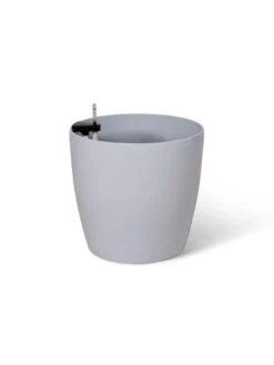 Viva Round Self-Watering Rolling Planter, 20" Diameter, Set Of 2 -Optimal Garden Care 3 4 crop 8612933 3899