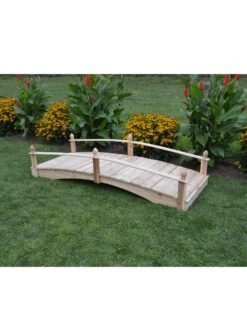Acorn Garden Bridge Unfinished 4' X 12' 9 Acorn Garden Bridge Unfinished 4' X 12' -Optimal Garden Care 3 4 crop 8613404 01V