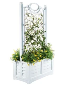 Separate Flower Box With Trellis -Optimal Garden Care 3 4 crop 8613626 14V