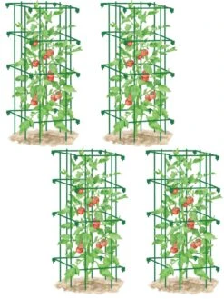 Tomato Cages, Set Of 4 -Optimal Garden Care 8587040 GR 001E tif