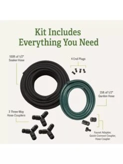 Garden Row Snip-n-Drip Soaker System -Optimal Garden Care 8587042 inclusion