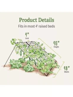 Large Cucumber Trellis -Optimal Garden Care 8587082 dimensions