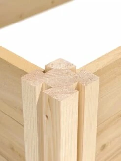 Pine Raised Garden Beds, 4'x8' -Optimal Garden Care 8588181 Two Level Cedar Raised Bed Garden 4 x 12