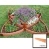 Classic Sienna Versailles Sunburst Raised Garden Bed With 2" Boards -Optimal Garden Care 8588252 01v