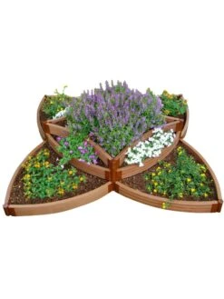 Classic Sienna Versailles Sunburst Raised Garden Bed With 2" Boards -Optimal Garden Care 8588252 07v