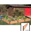 L-Shaped Composite Raised Bed, 12'x12' With 1" Boards -Optimal Garden Care 8588254 02v sienna composite raised garden bed 1 inch l shaped