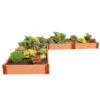 Classic Sienna Raised Garden Bed "L" Shaped With 2" Boards -Optimal Garden Care 8588255 04v