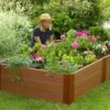 Classic Sienna Raised Bed, 16 1/2" High With 2" Boards -Optimal Garden Care 8588262 01V tif