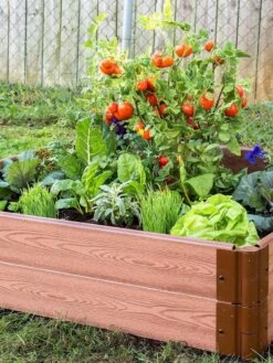 Composite Raised Bed With 1" Boards, 11" -Optimal Garden Care 8588269 02V tif