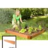 Classic Sienna Composite Raised Bed, 5-1/2" High With 2" Boards -Optimal Garden Care 8588270 01v