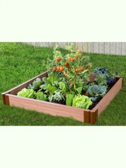 Classic Sienna Composite Raised Bed, 5-1/2" High With 2" Boards -Optimal Garden Care 8588270 02v