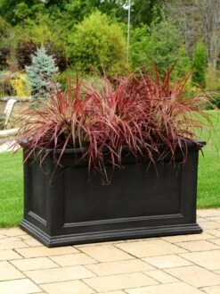 Fairfield Self-Watering Patio Planters, 20” X 36” -Optimal Garden Care 8588417 12V tif