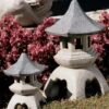 Japanese Pagoda Lantern Sculptures -Optimal Garden Care 8589924 001v jpg
