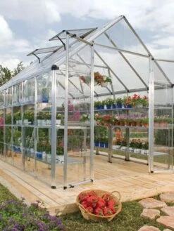 Canopia® By Palram Harmony™ Snap & Grow Greenhouse, 8' -Optimal Garden Care 8591044 07V jpg