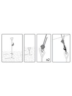 Canopia® By Palram Anchoring Kit For Snap & Grow™ Greenhouse -Optimal Garden Care 8591357 08v