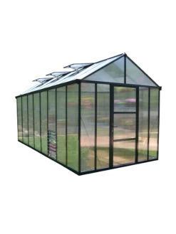 Canopia® By Palram Glory™ Greenhouse, 8' -Optimal Garden Care 8591549 02v glory greenhouse 8 x 16 ft