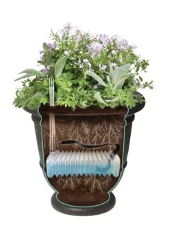 Kylemore Self-Watering Urn Planter -Optimal Garden Care 8592688 SWKylemore art tif