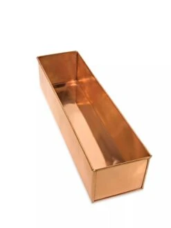 Tall Rectangular Copper Plant Tray, 18" X 5" X 4" -Optimal Garden Care 8593534 1194 tif
