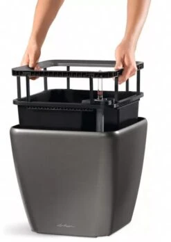 Lechuza® Quadro LS Premium Self-Watering Square Planters -Optimal Garden Care 8594096 04V tif
