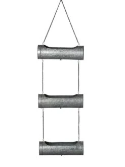 Galvanized Hanging Triple Planter 14 Galvanized Hanging Triple Planter -Optimal Garden Care 8595213 0005 tif