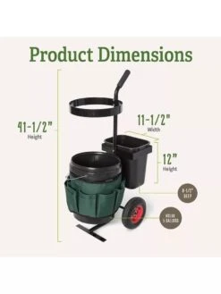 Mobile Tool Storage Caddy -Optimal Garden Care 8595218 1