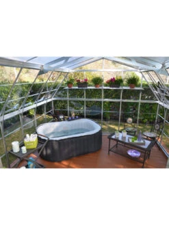 Canopia® By Palram Americana™ Greenhouse, 12' X 12' -Optimal Garden Care 8595693 04v