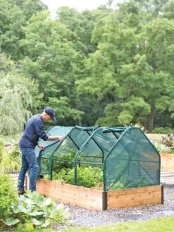 3-Season Plant Protection Tent, 4' X 8' -Optimal Garden Care 8598282 0101 tif