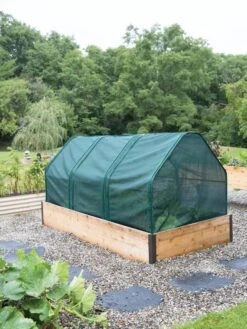 3-Season Plant Protection Tent, 4' X 8' -Optimal Garden Care 8598282 0213 three season garden protection tent 4x8 tif