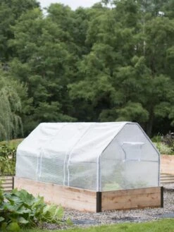 3-Season Plant Protection Tent, 4' X 8' -Optimal Garden Care 8598282 0234 tif