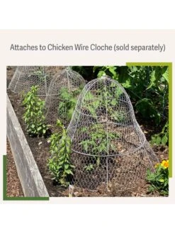 Chicken Wire Cloche Extension -Optimal Garden Care 8599107 2