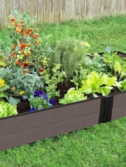 Composite Raised Bed With 1" Boards, 11" -Optimal Garden Care 8599454 01V tif