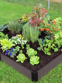 Composite Raised Bed With 1" Boards, 11" -Optimal Garden Care 8599458 01V tif