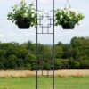 Achla Designs Square-on-Squares Double Pole Trellis -Optimal Garden Care 8599483 01V tif