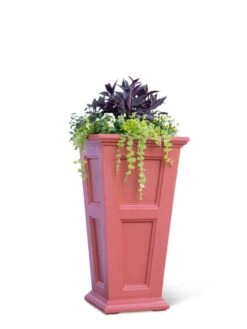 Fairfield Self-Watering Tall Patio Planters, 34” -Optimal Garden Care 8600109 0681 tif
