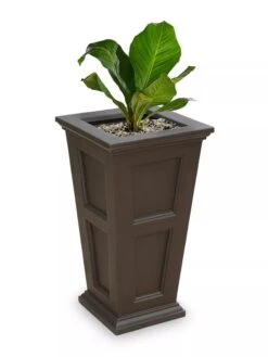 Fairfield Self-Watering Tall Patio Planters, 34” -Optimal Garden Care 8600109 06V tif