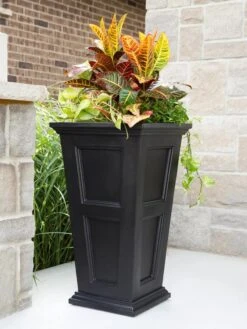 Fairfield Self-Watering Tall Patio Planters, 34” -Optimal Garden Care 8600109 16V tif