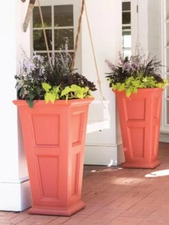 Fairfield Self-Watering Tall Patio Planters, 34” -Optimal Garden Care 8600109 19748 tif