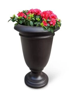 Ellington Self-Watering Urn Planter, 24" -Optimal Garden Care 8600110 05V tif