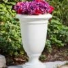 Ellington Self-Watering Urn Planter, 24" -Optimal Garden Care 8600110 12V tif