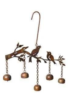 Birds With Bells Wind Chimes -Optimal Garden Care 8600220 19074 tif