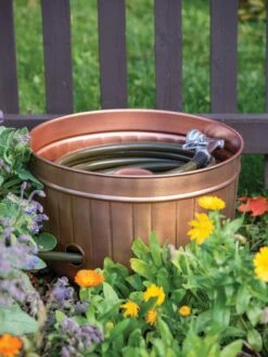 Classic Copper Hose Pot -Optimal Garden Care 8600238 0057