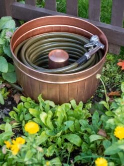 Classic Copper Hose Pot -Optimal Garden Care 8600238 0059
