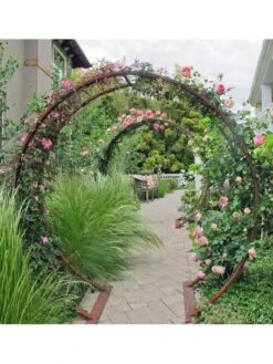 Gracie Modern Arbor, Large -Optimal Garden Care 8600515 06V gracie modern arbor oxide