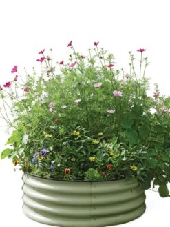 Birdies™ Round Metal Raised Bed -Optimal Garden Care 8609150 006525 tif