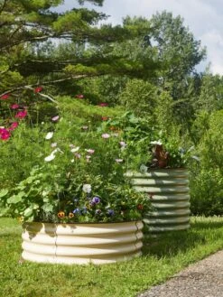 Birdies™ Round Metal Raised Bed, Tall -Optimal Garden Care 8609150 6524 tif 1