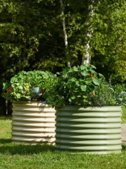 Birdies™ Round Metal Raised Bed, Tall -Optimal Garden Care 8609152 6530 tif