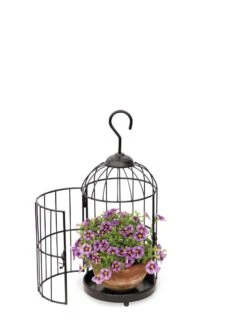 Hanging Birdcage Planter Set -Optimal Garden Care 8609181 0371 tif