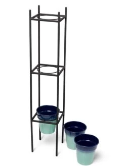 Steel Vertical Plant Stand With Metal Pots -Optimal Garden Care 8609183 4967 tif
